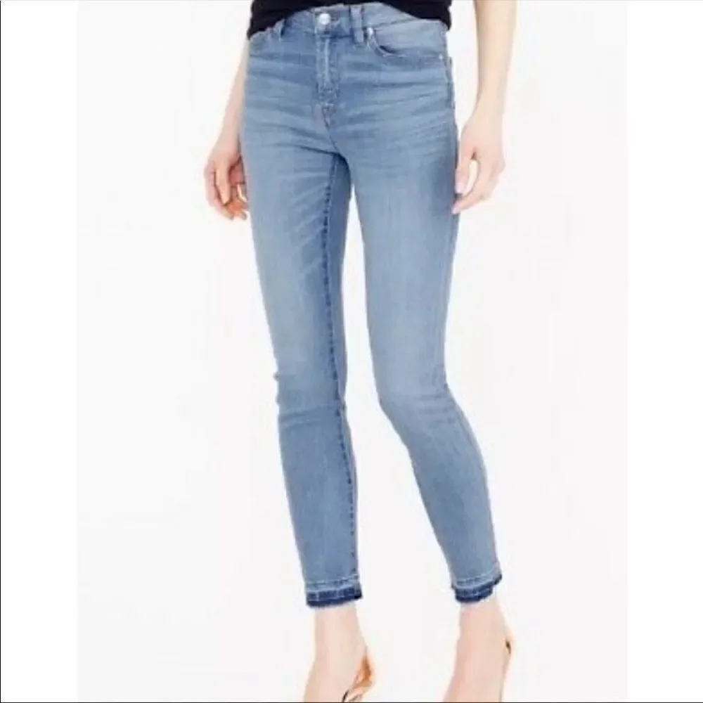 J. Crew | Lookout High Rise Crop Raw Hem Jeans 31